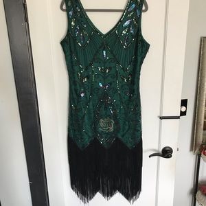 Emerald Green Great Gatsby Set